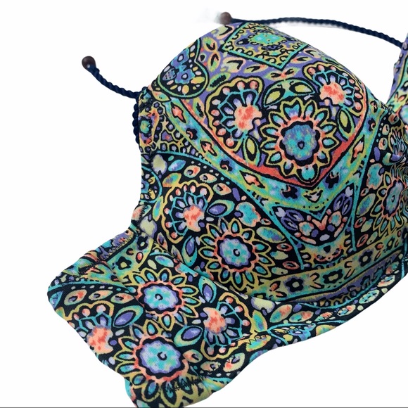 Victoria's Secret Bikini Swim Top w/ tassels 32C - Picture 2 of 5